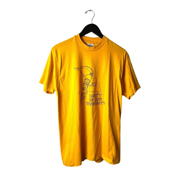 Hanes Other - 1989 Vintage 80s Unity In Our Diversity JCL T Shirt Adult Yellow Large L USA